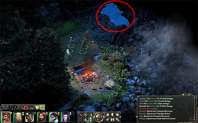 There is an alternative entrance to the ruins by the destroyed bridge - Through Deaths Gate - main quest - Defiance Bay - Copperlane M18 - Pillars of Eternity - Game Guide and Walkthrough