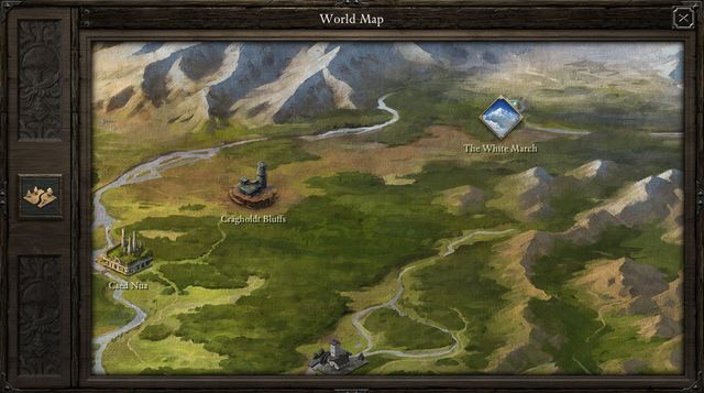 The White March expansion adds one more location, to the North-East of the Caed Nua stronghold - Crgholdt Bluffs (M12) - Game world - Pillars of Eternity - Game Guide and Walkthrough