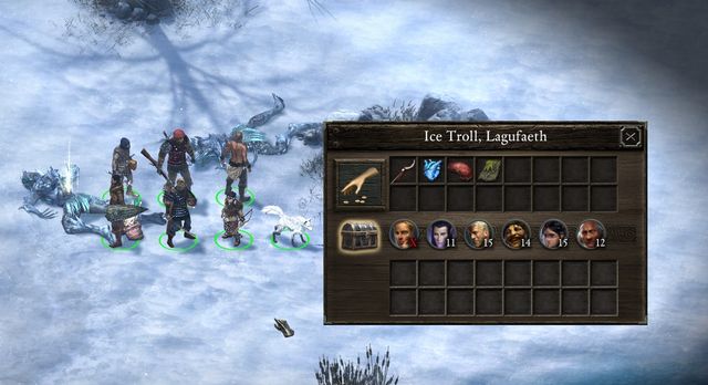 Obtaining the heart of the ice troll might prove to be very difficult. - A Lovely Drop - side quest - Stalwart Village M1 - description and map of the location - Pillars of Eternity - Game Guide and Walkthrough