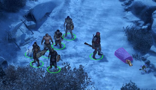 Take the hunters totem from the chest on the right from the abandoned camp. - The Hunters Favor - side quest - Stalwart Village M1 - description and map of the location - Pillars of Eternity - Game Guide and Walkthrough