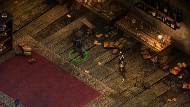 When talking with Galvino, dont forget about adding Devil of Caroc to your party. - The Recluse of the White March - main quest - Stalwart Village M1 - description and map of the location - Pillars of Eternity - Game Guide and Walkthrough