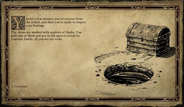 You will be surprised with the contents of the chest dragged from water. - Regrets Worth Trading - side quest - Stalwart Village M1 - description and map of the location - Pillars of Eternity - Game Guide and Walkthrough