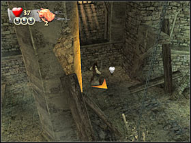 Once you've checked your surroundings, head on to a large switch (#1) - Mission 1 - part 3 - Mission 1 - Prison Fortress - Pirates of the Caribbean: At Worlds End - Game Guide and Walkthrough