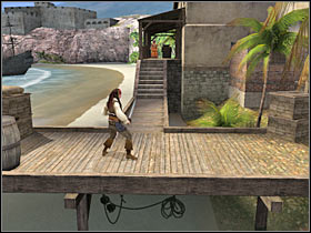 I guess it may surprise you a little bit, but this mini-game is going to be much easier than the one from the first mission of the game - Mission 3 - part 1 - Mission 3 - Port Royal - Pirates of the Caribbean: At Worlds End - Game Guide and Walkthrough