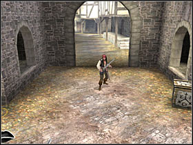 You will have to deal with several groups of enemy soldiers in this area - Mission 3 - part 2 - Mission 3 - Port Royal - Pirates of the Caribbean: At Worlds End - Game Guide and Walkthrough