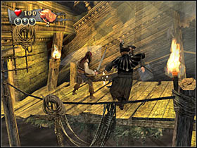 Once you've defeat your opponents, make sure to collect gold pouches from their bodies - Mission 11 - part 2 - Mission 11 - Shipwreck City - Pirates of the Caribbean: At Worlds End - Game Guide and Walkthrough