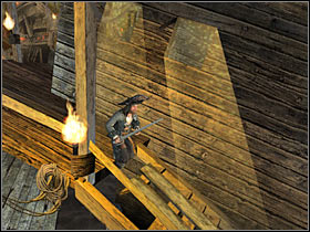 Use the stairs - Mission 11 - part 4 - Mission 11 - Shipwreck City - Pirates of the Caribbean: At Worlds End - Game Guide and Walkthrough