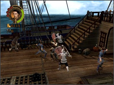 This is the first mission in which you can use the Super Heavy Attack, although its pointless to use ammo for it, especially in Wills case - The Bigger the Boat... - Missions - Pirates of the Caribbean: Legend of Jack Sparrow - Game Guide and Walkthrough