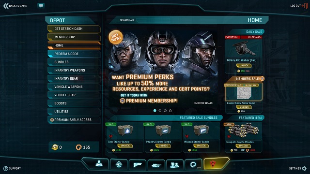 The selection is so big that I cannot make up my mind : / - Micro-payments - PlanetSide 2 - Game Guide and Walkthrough