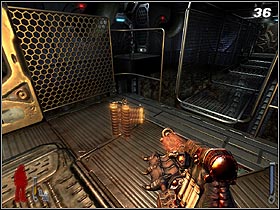You'll reach a huge room with a metal bridge (#35) leading to the other side of the complex - Downward Spiral - Walkthrough - Prey - Game Guide and Walkthrough