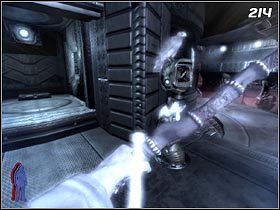 The panel controls the rotating cabin, causing it to rotate 90 degrees - Hidden Agenda - Walkthrough - Prey - Game Guide and Walkthrough