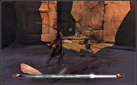 It is time to test your abilities in a battle - The Prologue - part 1 - Walkthrough - Prince of Persia - Game Guide and Walkthrough