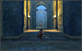 Go down using the glove and run inside through the door that has just opened - The Prologue - part 2 - Walkthrough - Prince of Persia - Game Guide and Walkthrough