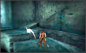 At the end of the last crack, lean out left and cover the last fragment by running on the wall - The Prologue - part 2 - Walkthrough - Prince of Persia - Game Guide and Walkthrough