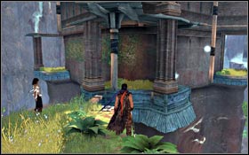 Jump on the columns and move right - Ruined Citadel - King's Gate - Light Seeds - Ruined Citadel - Prince of Persia - Game Guide and Walkthrough