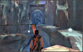 Turn back and now jump back but this time jump one level higher - Ruined Citadel - King's Gate - Light Seeds - Ruined Citadel - Prince of Persia - Game Guide and Walkthrough