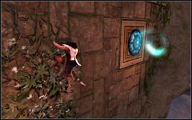 There is a Power Disk with the Hand of Ormazd on one of the walls of the main room - City of Light - City Gate - Light Seeds - City of Light - Prince of Persia - Game Guide and Walkthrough
