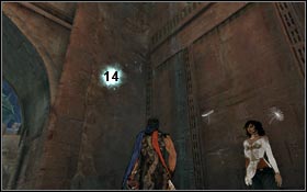 Jump on Power Plate which has moved you to the arena where the first fragment of fight with Hunter took place again - Ruined Citadel - Sun Temple - Light Seeds - Ruined Citadel - Prince of Persia - Game Guide and Walkthrough