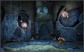 When you are inside, jump to the platform situated in the middle - Ruined Citadel - The Windmills - Ruined Citadel - Prince of Persia - Game Guide and Walkthrough
