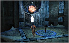 Turn the left windlass once in the direction opposite to the movement of clock's hands - Ruined Citadel - The Windmills - Ruined Citadel - Prince of Persia - Game Guide and Walkthrough
