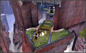 Turn around and jump on red Power Plate - Ruined Citadel - The Windmills - Light Seeds - Ruined Citadel - Prince of Persia - Game Guide and Walkthrough