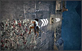 Use wooden oriel window to pass a spot made of slime - City of Light - Tower of Ormazd - City of Light - Prince of Persia - Game Guide and Walkthrough