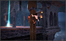 Go right until you get to a lone column - City of Light - Tower of Ahriman - City of Light - Prince of Persia - Game Guide and Walkthrough