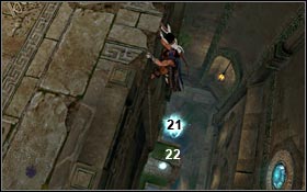 Then start sliding down to collect 21 and 22 - City of Light - Tower of Ahriman - Light Seeds - City of Light - Prince of Persia - Game Guide and Walkthrough