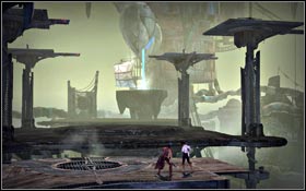 You will reach a place near four platforms in motion which are situated on poles - The Vale - Construction Yard - The Vale - Prince of Persia - Game Guide and Walkthrough