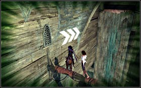 Jump from the pole to the crack and slide down - The Vale - Machinery Ground - The Vale - Prince of Persia - Game Guide and Walkthrough