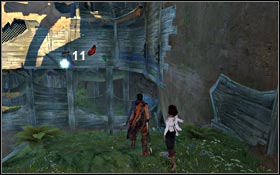 Then jump down to a rocky fragment, go up and start going left - The Vale - Machinery Ground - Light Seeds - The Vale - Prince of Persia - Game Guide and Walkthrough