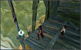 You will land on a wooden platform - The Vale - Heaven's Stairs - Light Seeds - The Vale - Prince of Persia - Game Guide and Walkthrough