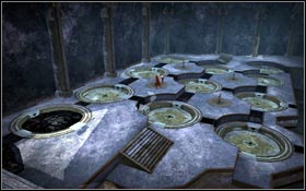 Now you will have to put the windlasses in correct order so the slime will fill the tank in the middle - Royal Palace - Royal Gardens - Royal Palace - Prince of Persia - Game Guide and Walkthrough