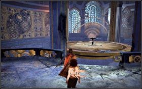 Go into the elevator and go out one level higher - Royal Spire - Royal Palace - Prince of Persia - Game Guide and Walkthrough