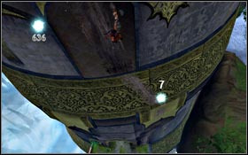 Grab the edge in a place where Light Seed number 3 is situated - Royal Spire - Light Seeds - Royal Palace - Prince of Persia - Game Guide and Walkthrough