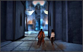 Use the combination of two powers to reach the first floor of Palace Rooms - Royal Palace - Palace Rooms - Royal Palace - Prince of Persia - Game Guide and Walkthrough