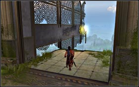 After interlude film jump onto the yellow Power Plate and you will be moved to the exit of the location - Royal Palace - Palace Rooms - Royal Palace - Prince of Persia - Game Guide and Walkthrough