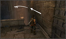 Do a wallrun and jump left by the end to land in a safe spot - Walkthrough - The Ramparts - Walkthrough - Prince of Persia: The Forgotten Sands - Game Guide and Walkthrough