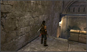 Once you reach the end, run along the wall - Walkthrough - The Fortress - Walkthrough - Prince of Persia: The Forgotten Sands - Game Guide and Walkthrough