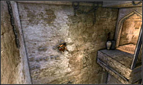 Move along the stones to the right, towards the exit - Walkthrough - The Fortress - Walkthrough - Prince of Persia: The Forgotten Sands - Game Guide and Walkthrough