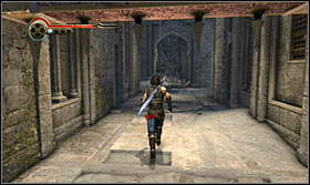 You will find yourself in a trap-filled corridor - Walkthrough - The Stables - Walkthrough - Prince of Persia: The Forgotten Sands - Game Guide and Walkthrough