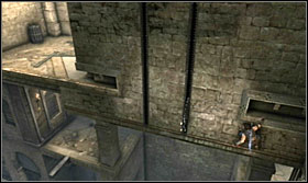 Go up and jump towards the wall - Walkthrough - The Works - Walkthrough - Prince of Persia: The Forgotten Sands - Game Guide and Walkthrough