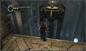 The middle platform will ride up, just enough for you to be able to jump on it - Walkthrough - The Works - Walkthrough - Prince of Persia: The Forgotten Sands - Game Guide and Walkthrough