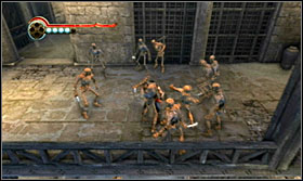 Jump to the enemy-filled terrace - Walkthrough - The Works - Walkthrough - Prince of Persia: The Forgotten Sands - Game Guide and Walkthrough