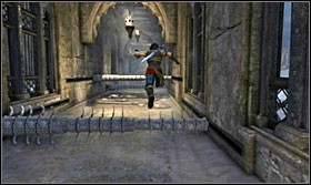 Avoid the second one by doing a wallrun once it begins going up - Walkthrough - The Works - Walkthrough - Prince of Persia: The Forgotten Sands - Game Guide and Walkthrough