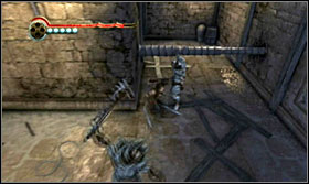 Use the columns and jump to the other side - Walkthrough - The Palace Courtyard - Walkthrough - Prince of Persia: The Forgotten Sands - Game Guide and Walkthrough