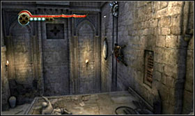 Look out for the saws, wallrun and jump right - Walkthrough - The Palace Courtyard - Walkthrough - Prince of Persia: The Forgotten Sands - Game Guide and Walkthrough