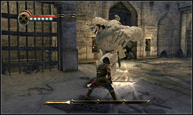 A bigger fight awaits you - Walkthrough - The Palace Courtyard - Walkthrough - Prince of Persia: The Forgotten Sands - Game Guide and Walkthrough