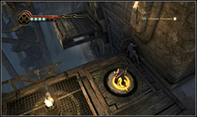 Turn the crank anticlockwise once - Walkthrough - The Palace Courtyard - Walkthrough - Prince of Persia: The Forgotten Sands - Game Guide and Walkthrough
