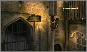 Defeat the enemies and get onto the platform in the middle - Walkthrough - The Prison - Walkthrough - Prince of Persia: The Forgotten Sands - Game Guide and Walkthrough